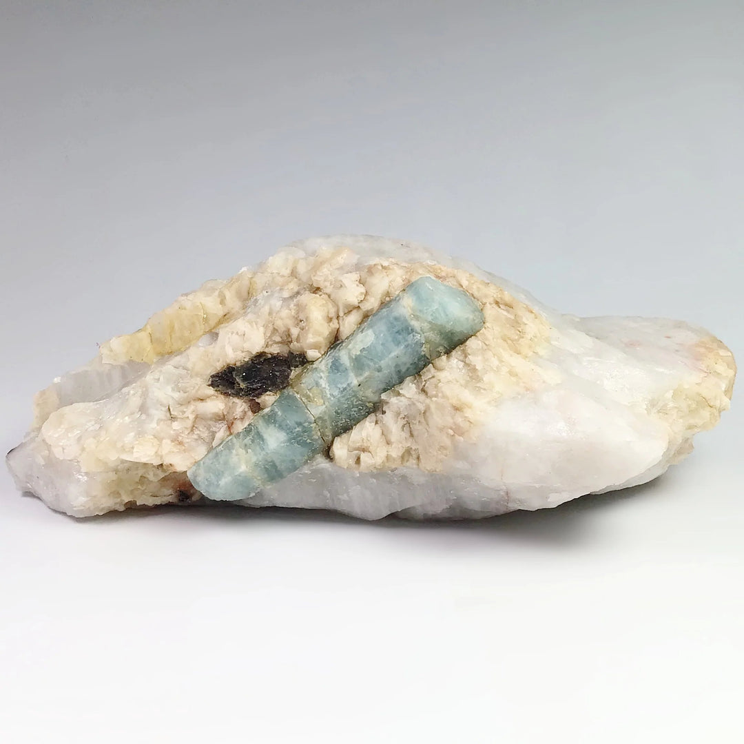 Aquamarine in Matrix - Rocks and Gems Canada