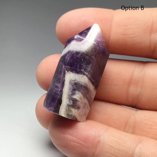 Chevron Amethyst Point - Rocks and Gems Canada