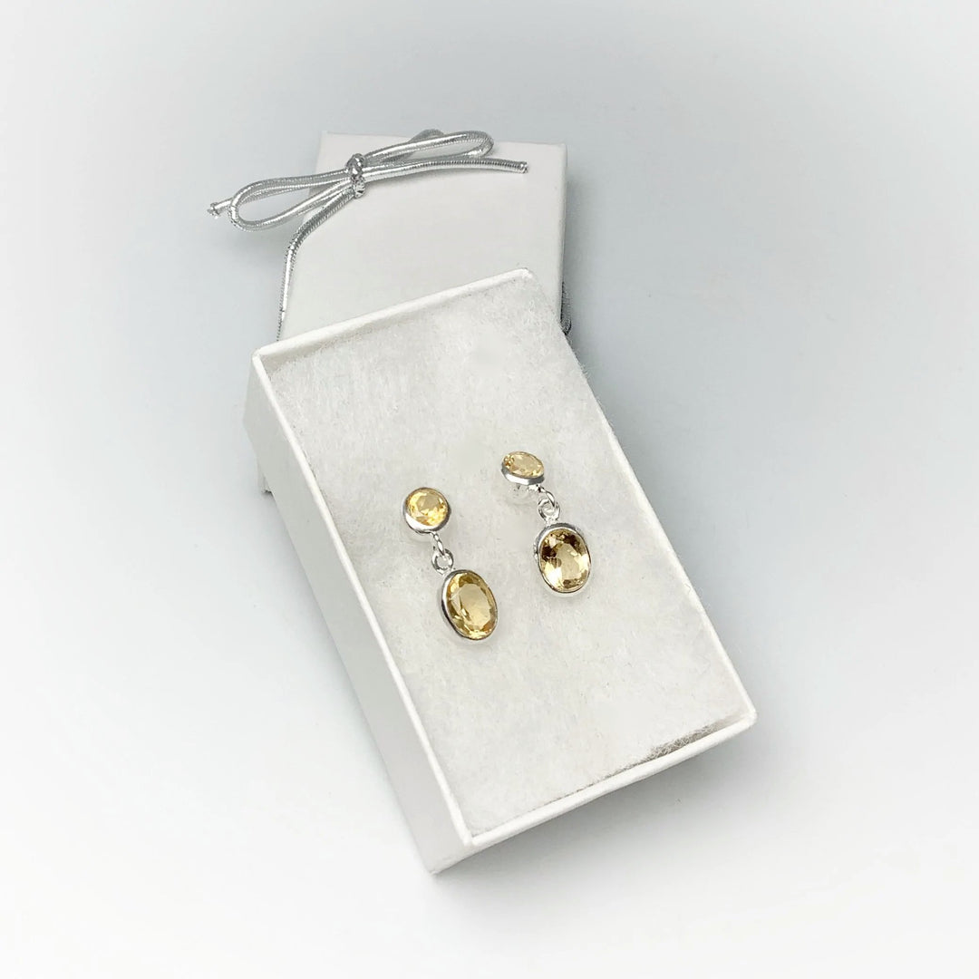 Citrine Stud Earrings - Rocks and Gems Canada
