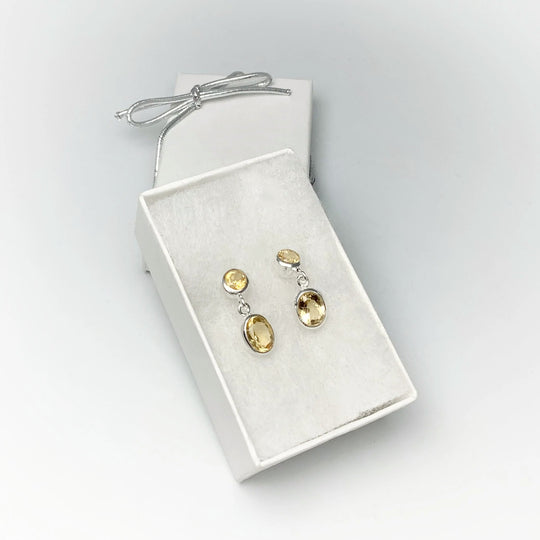 Citrine Stud Earrings - Rocks and Gems Canada