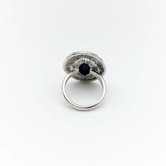 Black Onyx Bohemian Style Ring - Rocks and Gems Canada