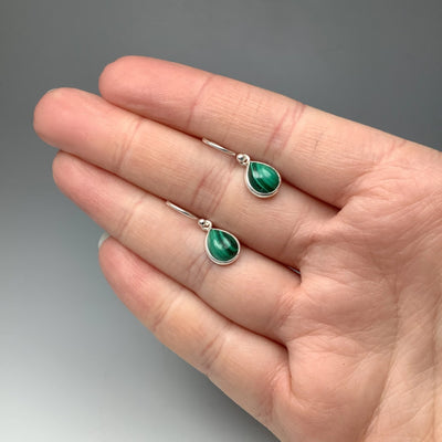 Malachite Dangle Earrings
