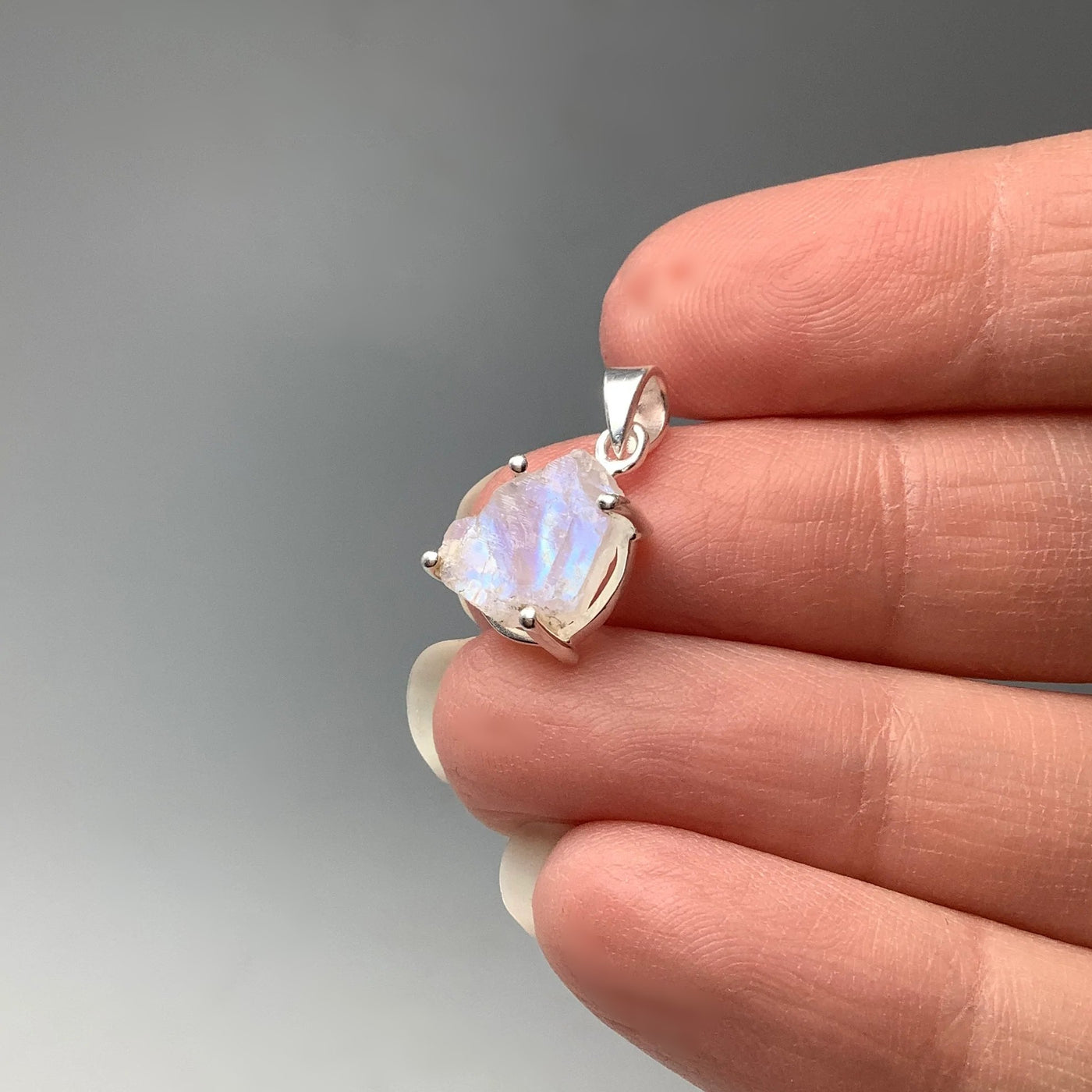 Raw Moonstone Pendant