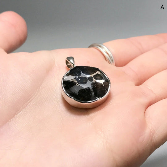 Sericho Meteorite Faceted Pendant - Rocks and Gems Canada