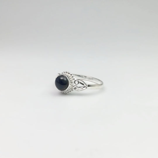 Blue Tiger Eye Ring - Rocks and Gems Canada