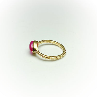 Pink Jade Ring