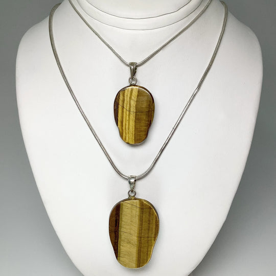 Tiger Eye Skull Pendant - Rocks and Gems Canada