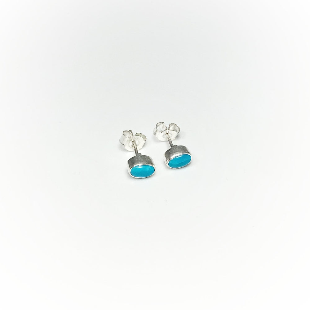 Turquoise Stud Earrings - Rocks and Gems Canada