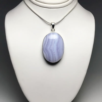 Blue Lace Agate Pendant