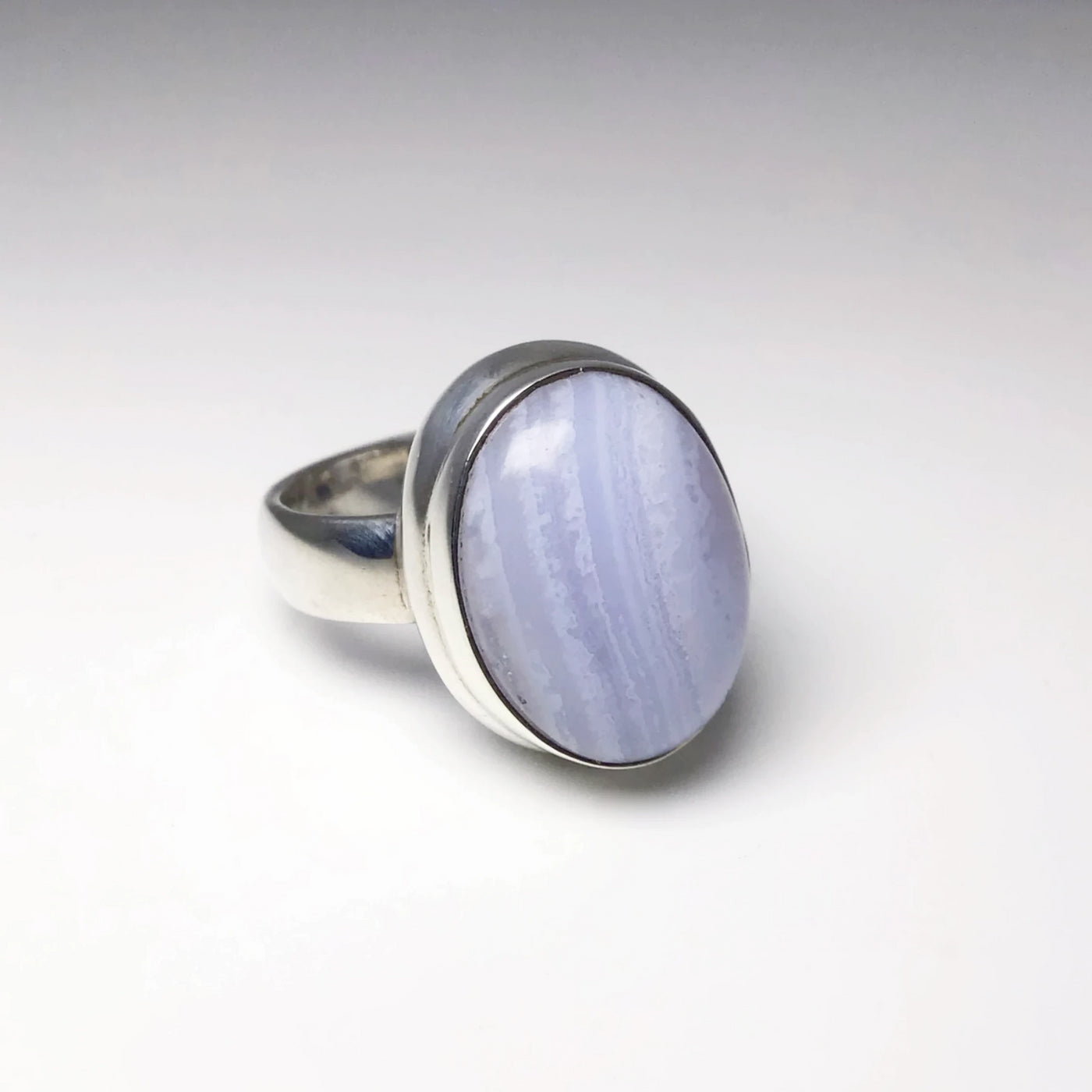 Blue Lace Agate Ring