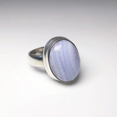 Blue Lace Agate Ring