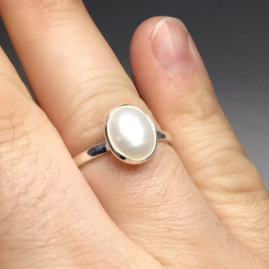 Freshwater Pearl Ring - Rocks and Gems Canada
