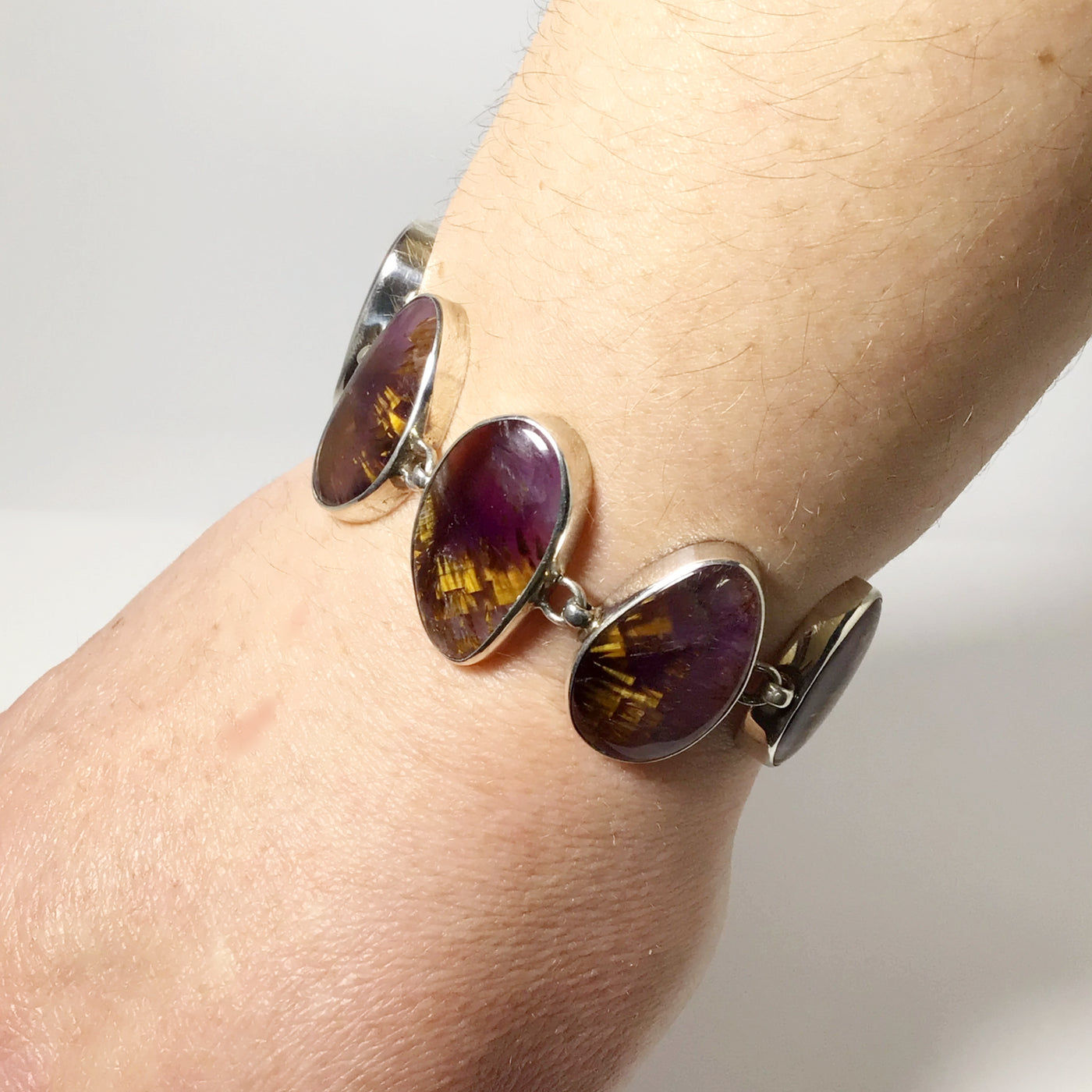 Super Seven Sterling Silver Bracelet
