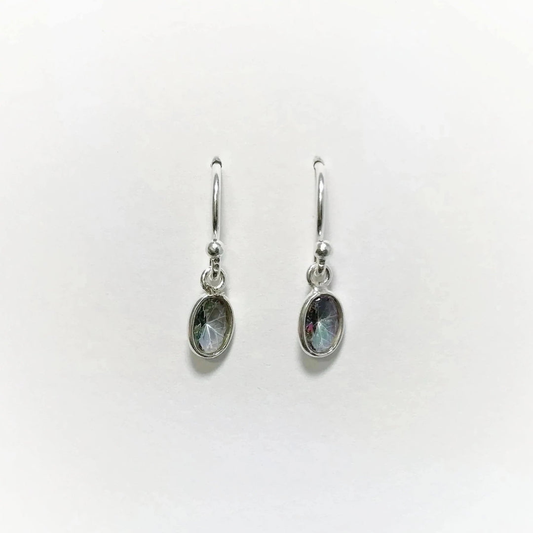 Mystic Topaz Dangle Earrings - Rocks and Gems Canada