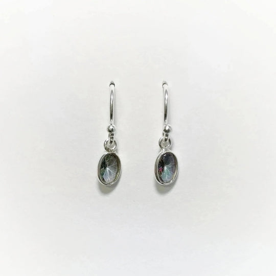 Mystic Topaz Dangle Earrings - Rocks and Gems Canada