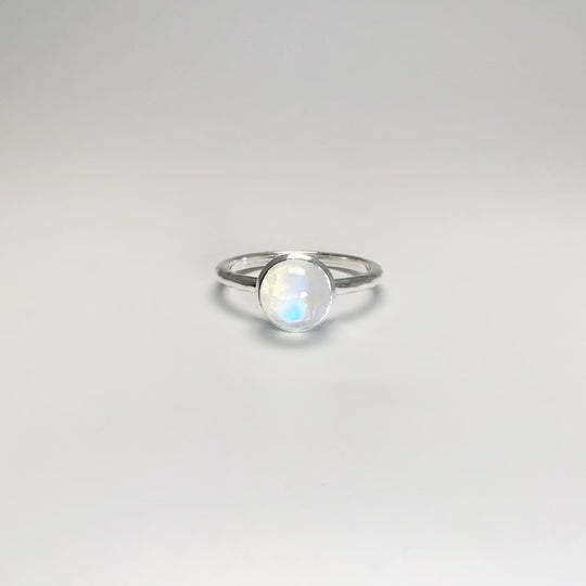 Rainbow Moonstone Ring - Rocks and Gems Canada