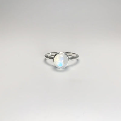 Rainbow Moonstone Ring