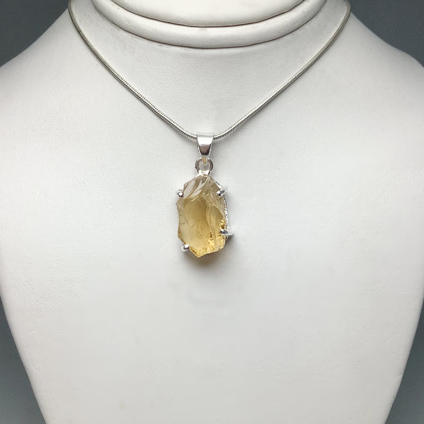 Raw Citrine Pendant