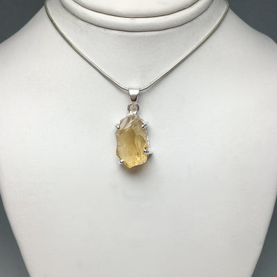 Raw Citrine Pendant