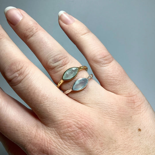 Aquamarine Ring - Rocks and Gems Canada