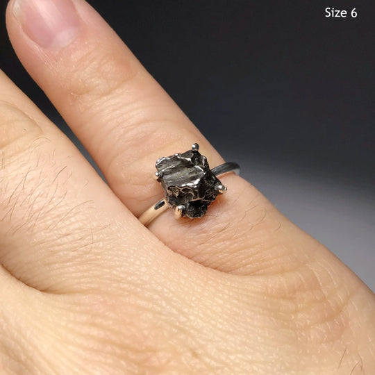 Campo Del Cielo Meteorite Ring - Rocks and Gems Canada
