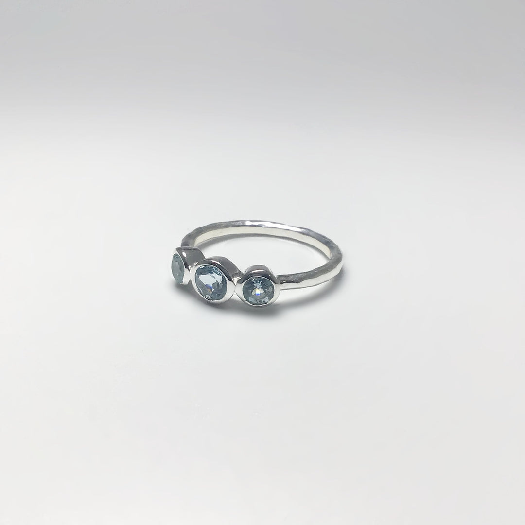 Blue Topaz Ring - Rocks and Gems Canada