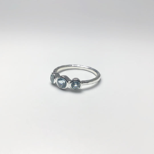 Blue Topaz Ring - Rocks and Gems Canada