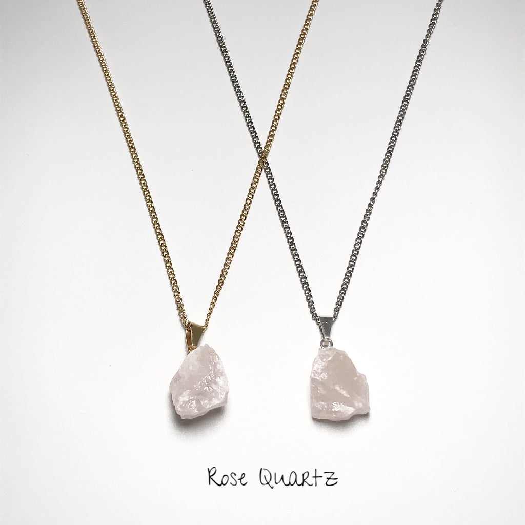 Rough Gemstone Necklace - Rocks and Gems Canada