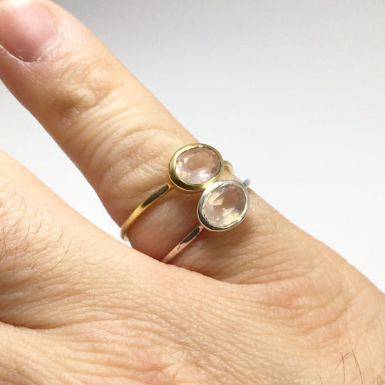 Rose Quartz Ring - Rocks and Gems Canada