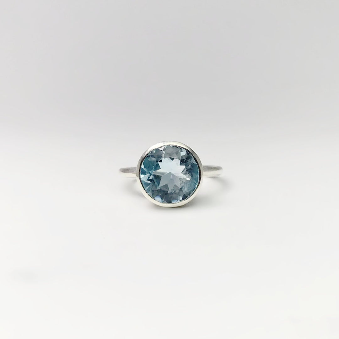 Blue Topaz Ring - Rocks and Gems Canada