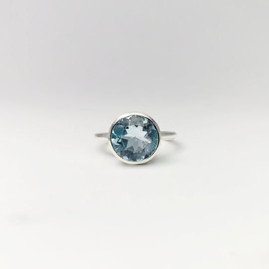 Blue Topaz Ring - Rocks and Gems Canada