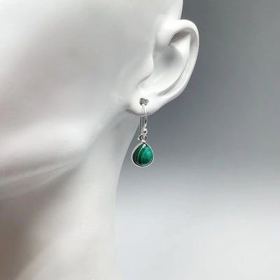 Malachite Dangle Earrings