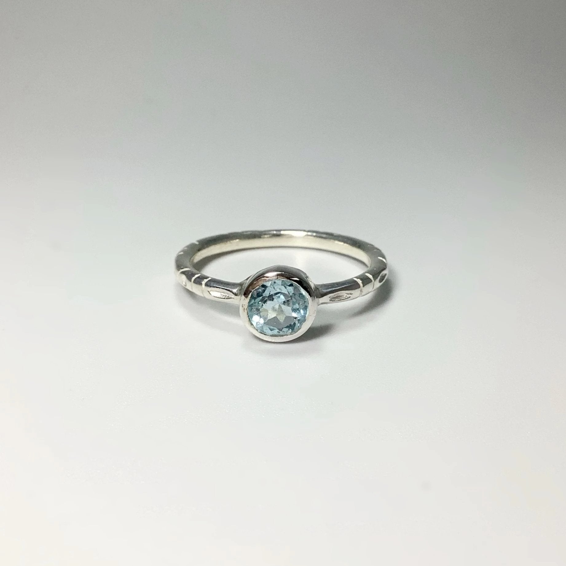 Blue Topaz Ring - Rocks and Gems Canada