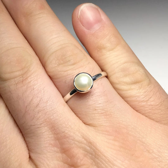 Freshwater Pearl Ring - Rocks and Gems Canada