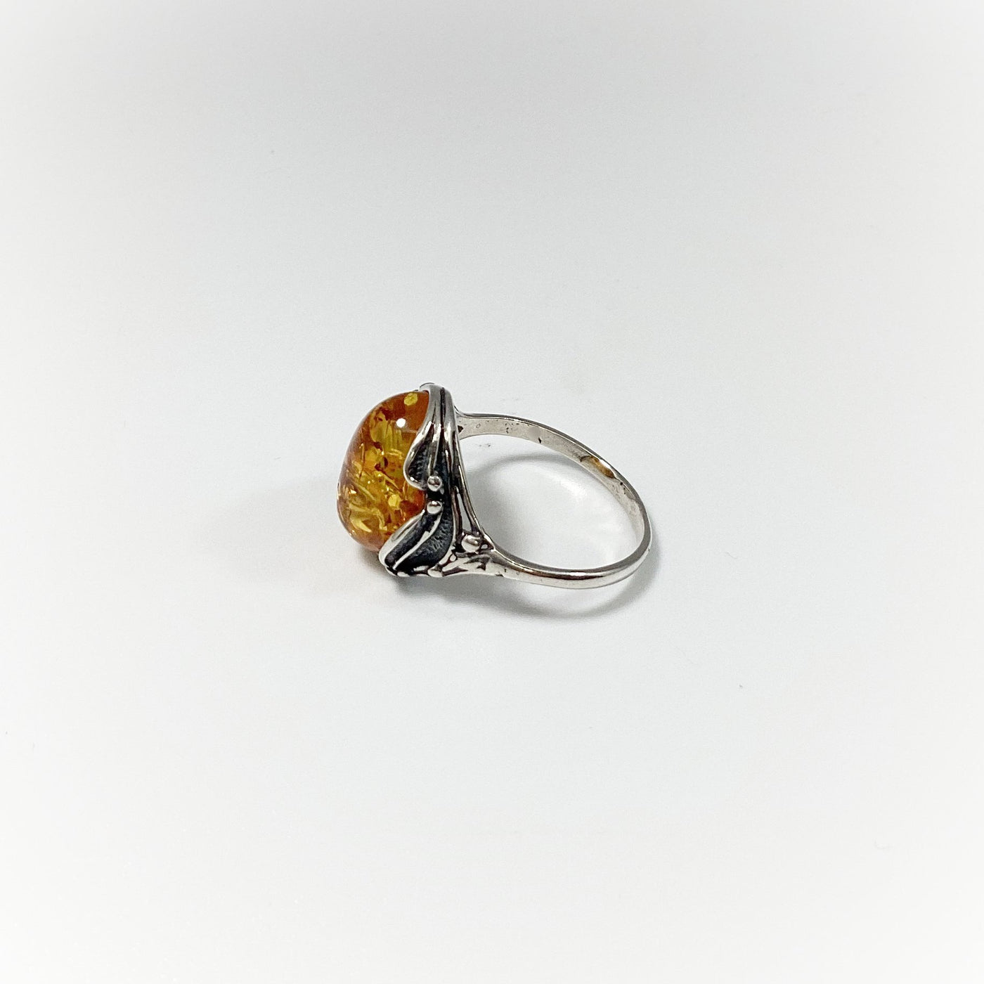 Cognac Amber Ring