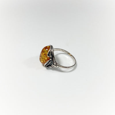 Cognac Amber Ring