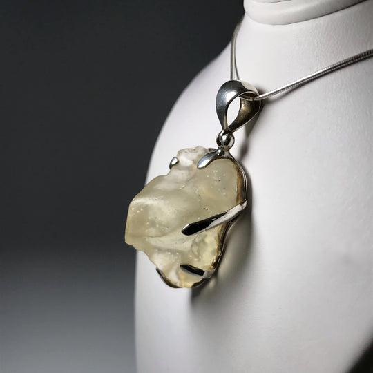Libyan Desert Glass Pendant - Rocks and Gems Canada