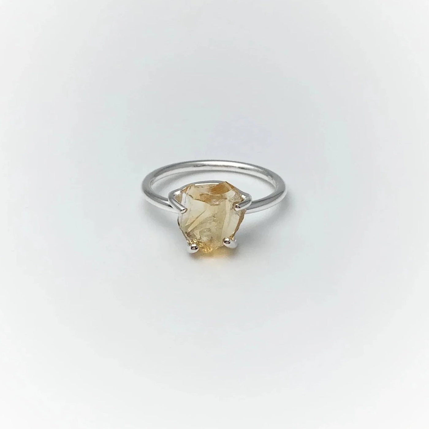 Raw Citrine Ring