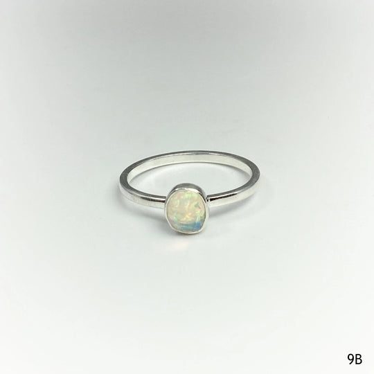 Faceted Ethiopian Fire Opal Ring - Rocks and Gems Canada
