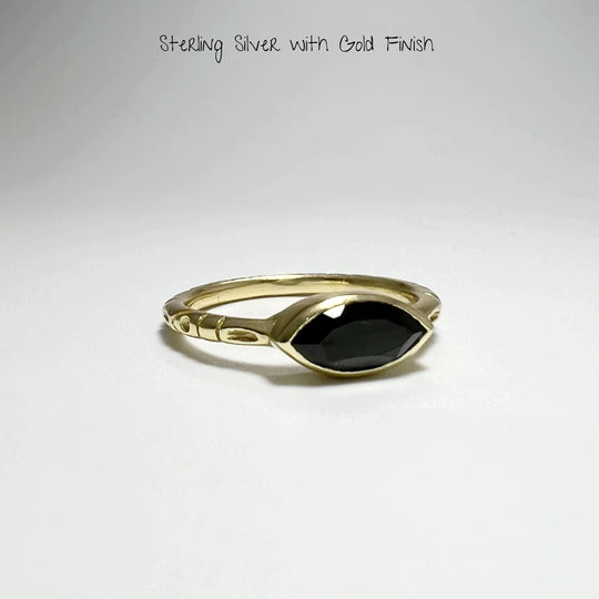 Black Onyx Ring - Rocks and Gems Canada