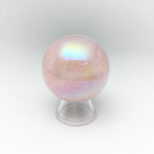 Aura Rose Quartz Sphere at $95 Each