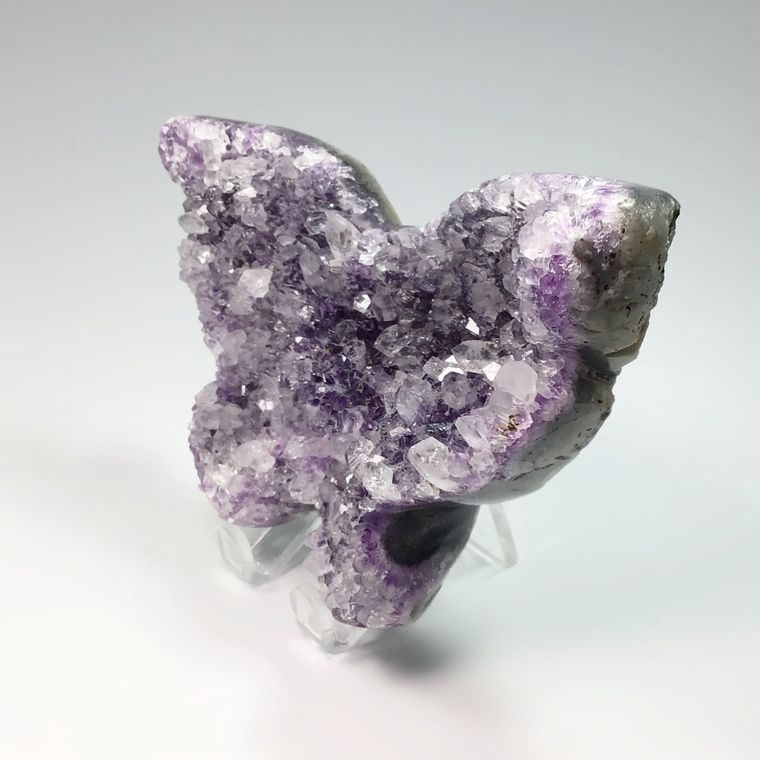Amethyst Butterfly Druze Cluster - Rocks and Gems Canada