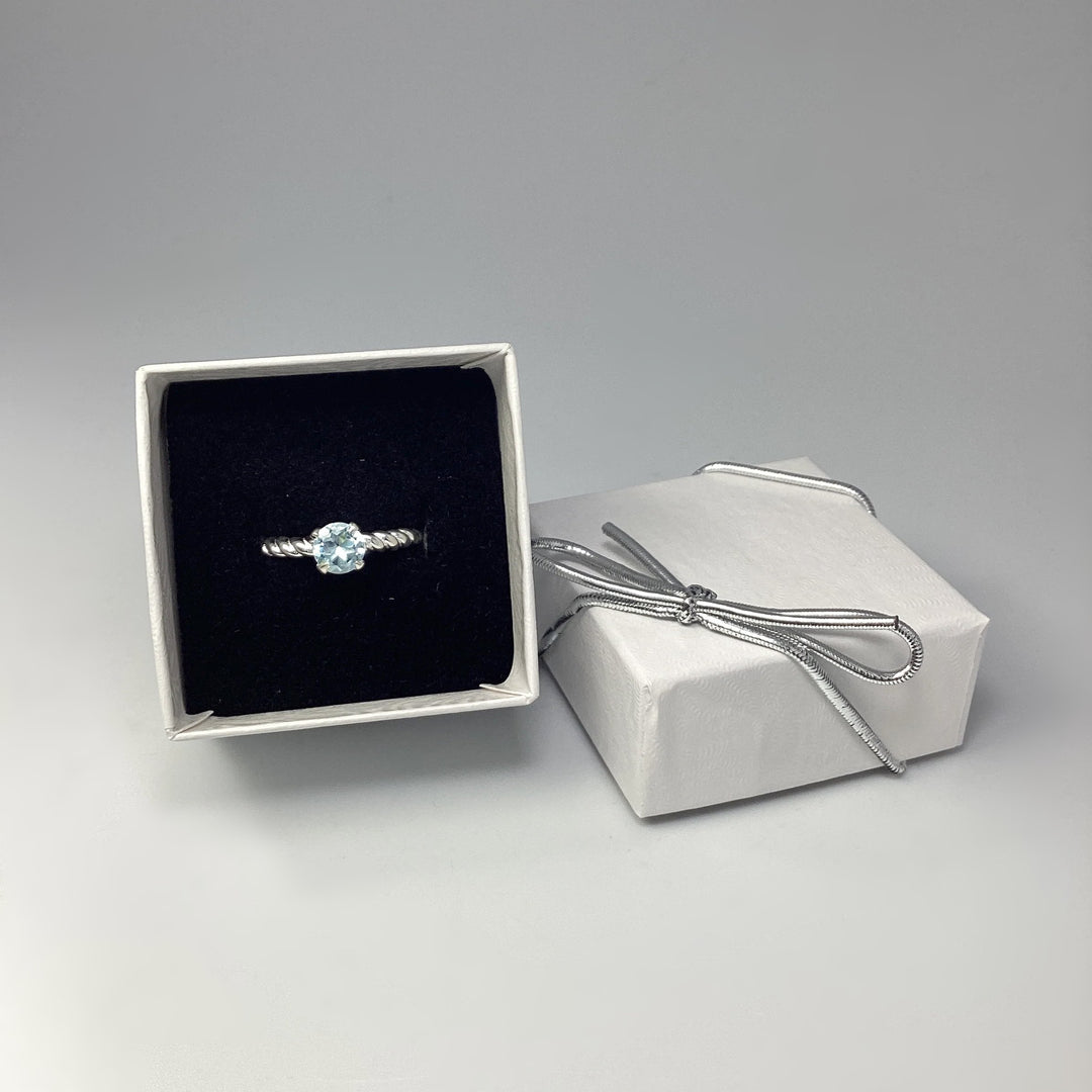 Blue Topaz Ring - Rocks and Gems Canada
