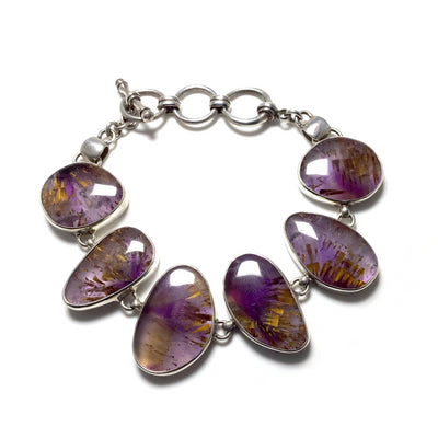 Super Seven Sterling Silver Bracelet