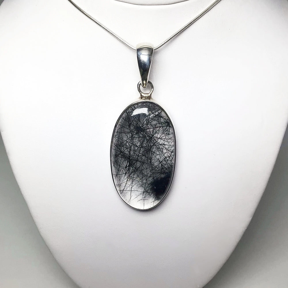 Tourmalated Quartz Pendant - Rocks and Gems Canada