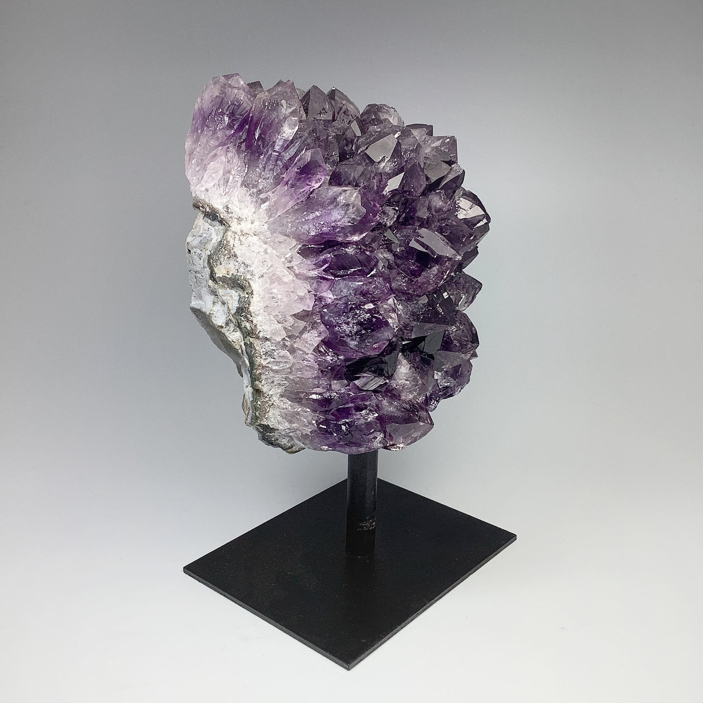 Amethyst Druze Cluster on Stand