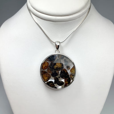 Sericho Meteorite Faceted Pendant