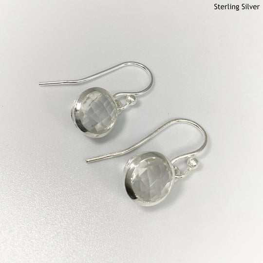 Quartz Dangle Earrings - Rocks and Gems Canada
