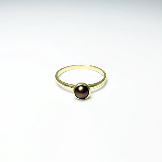 Tahitian Peacock Pearl Ring - Rocks and Gems Canada