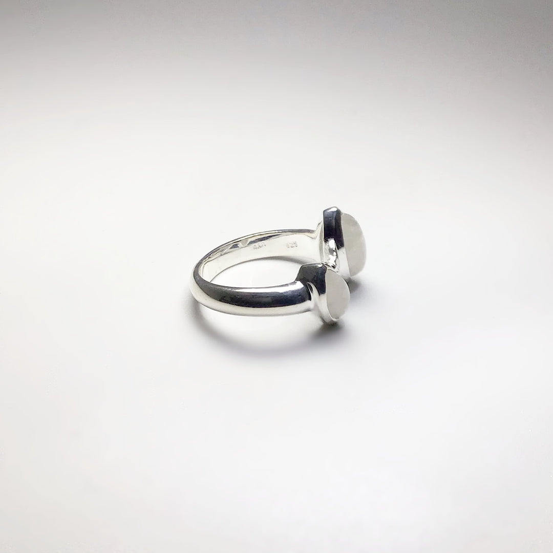Rainbow Moonstone Ring - Rocks and Gems Canada